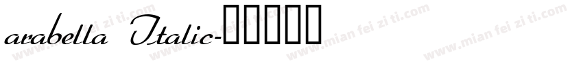 arabella Italic字体转换